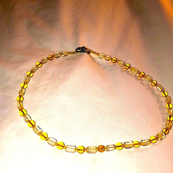 Genuine citrine necklace handmade - Picture 1 of 3
